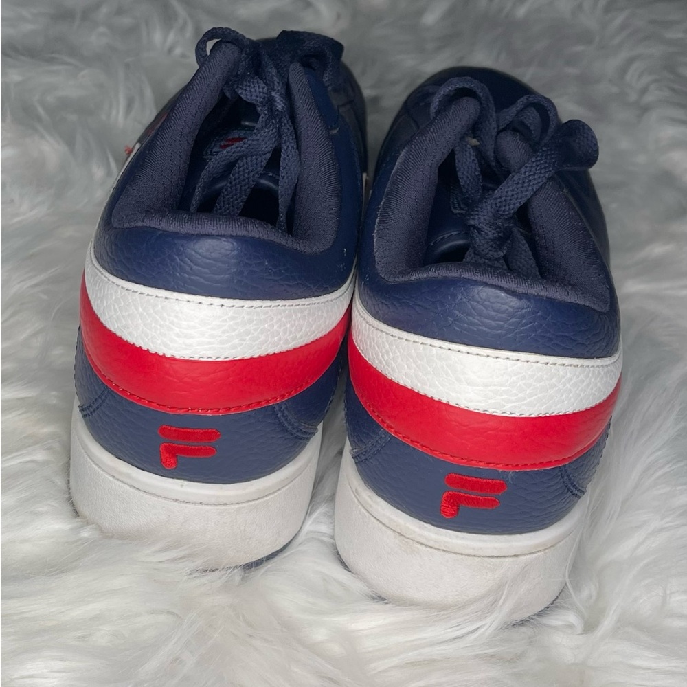 Fila Navy and Red Women's Sneakers - Picture 4 of 6